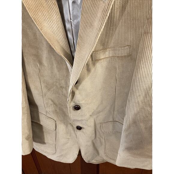 Orvis Mens Vtg Corduroy Sport Coat Sz 42R Tan Blazer Jacket Elbow Patch’s 90s - Picture 4 of 15